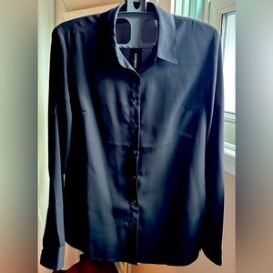Black Express Slim Dress Shirt